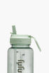 Fog Green/Bay Leaf - Back to Life Clear Bottle 32oz Straw Lid - GLAM MODA